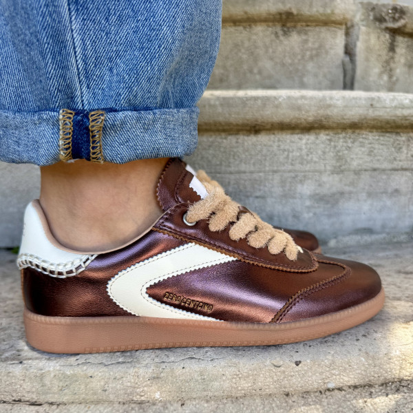 0-105 BASKET NOVA MOC METALLIC CHOCOLAT 