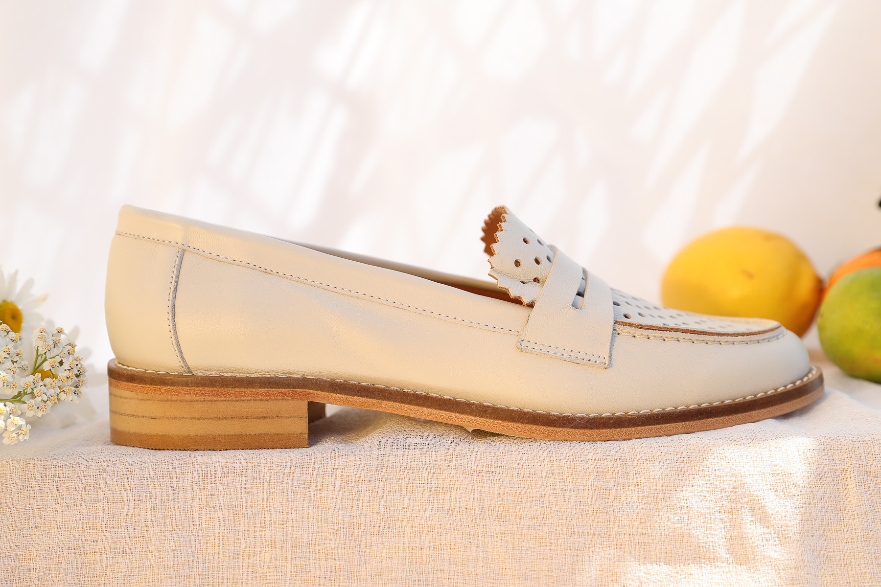 ANAKI MOCASSINS TATIANA E22 WHITE