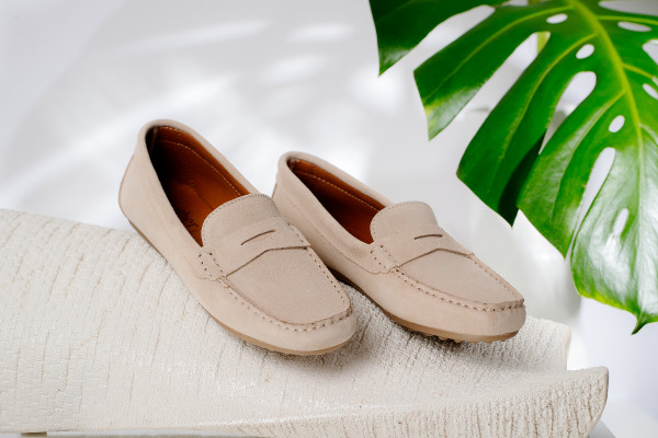 ANOTHER STEP MOCCASINS BEIGE 84050