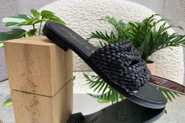 ATELIER TROPEZIEN MULES BLACK IL208-21 