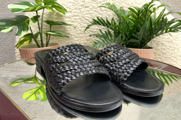 ATELIER TROPEZIEN MULES BLACK IL208-21 