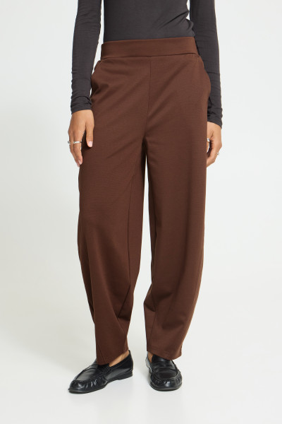 B YOUNG PANTALON FLUIDE MARRON PUSTI 9666