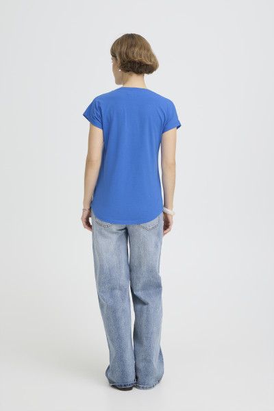 B young tee shirt pamila bleu col v 6364 ete 2026