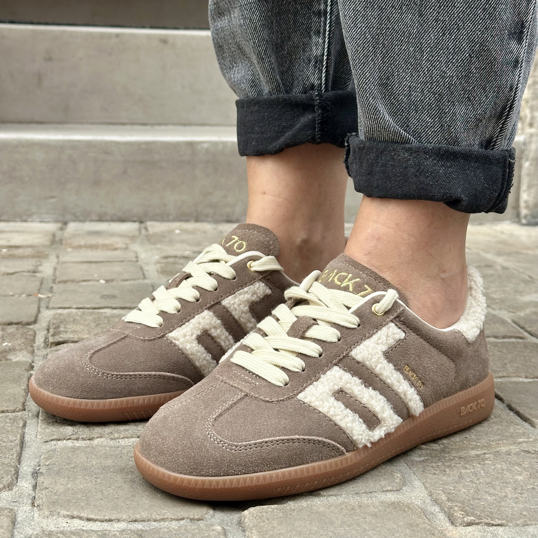 back 70 basket cloud 606 beige suede castagno