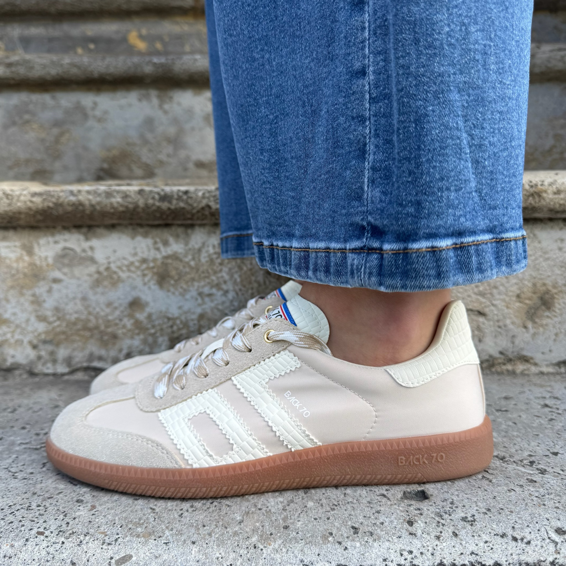 back 70 basket ghost  nylon beige 