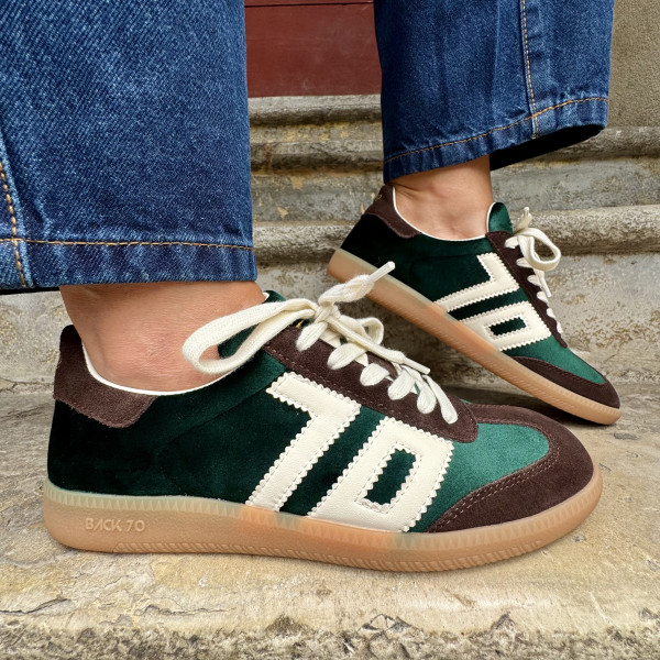 BACK 70  BASKETS CLOUD V003 FOREST/BUTTER 
