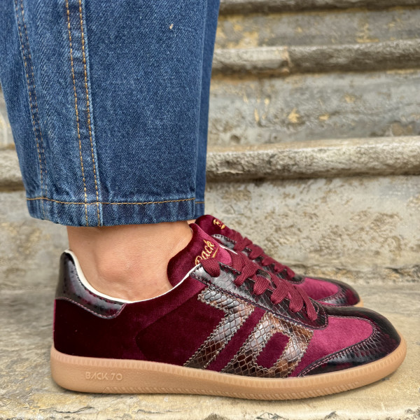 BACK 70 BASKETS CLOUD V103 VELVET WINE/SNAKE BACK 70 BASKETS CLOUD V103 VELVET WINE/SNAKE