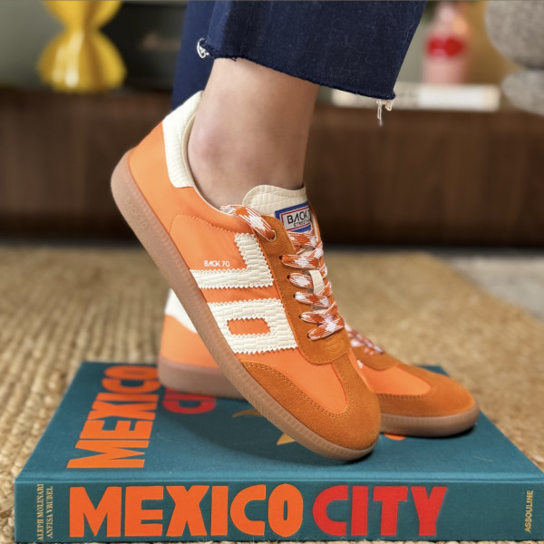 BACK 70 BASKET 13 GHOST ORANGE SUEDE 