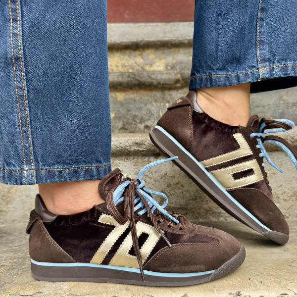 BACK 70 BASKETS ROCKET V002 COFFE/GOLD 
