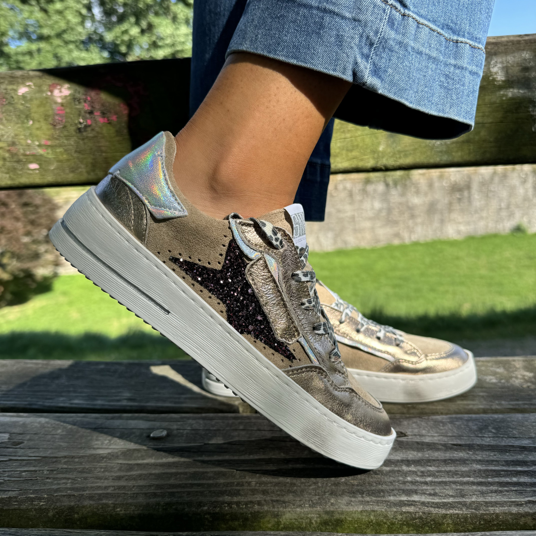 Baskets smr 23 ALE A624 dorés