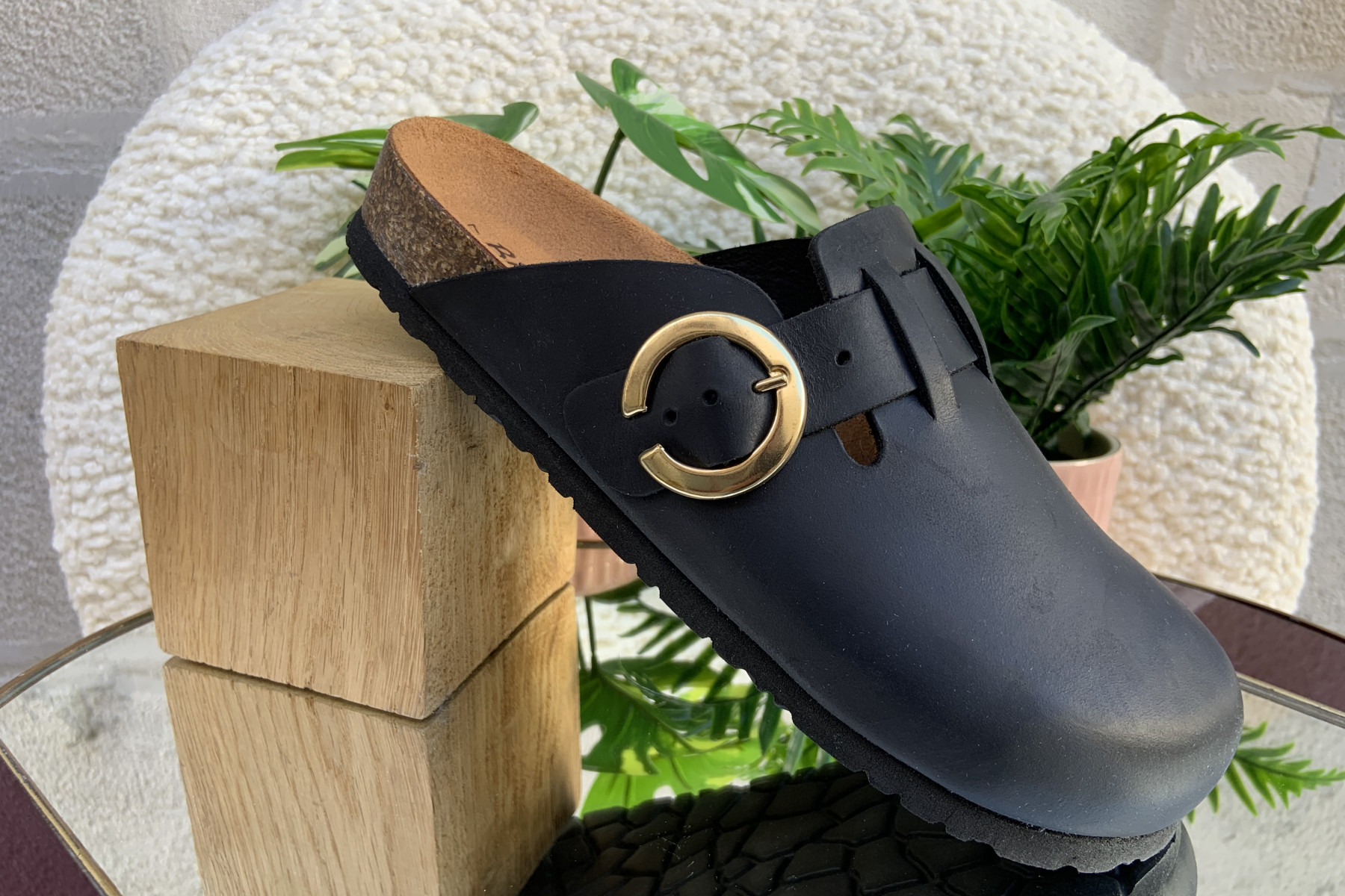 BIO- GOLD MULES ART01- E904 NERO 