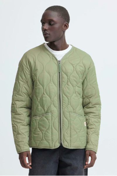 BLEND VESTE MATELASSEE JKT VERT AMANDE