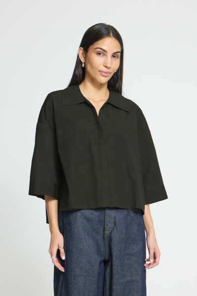 BLOUSE ICHI LUANNE VERTE 20126551 BLOUSE ICHI LUANNE VERTE 20126551
