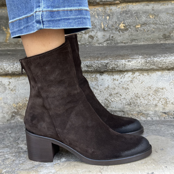 SEMERDJIAN BOTTINES COC2 CAMOSCIO MORO
