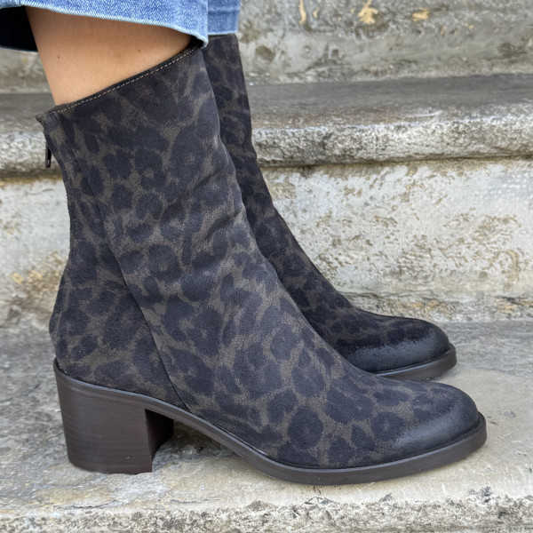 SEMERDJIAN BOTTINES COC2 LEOPARD CAFE