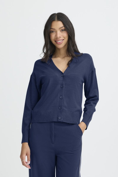 B.YOUNG CARDIGAN 8583 MORLA BLEU NUIT E26 