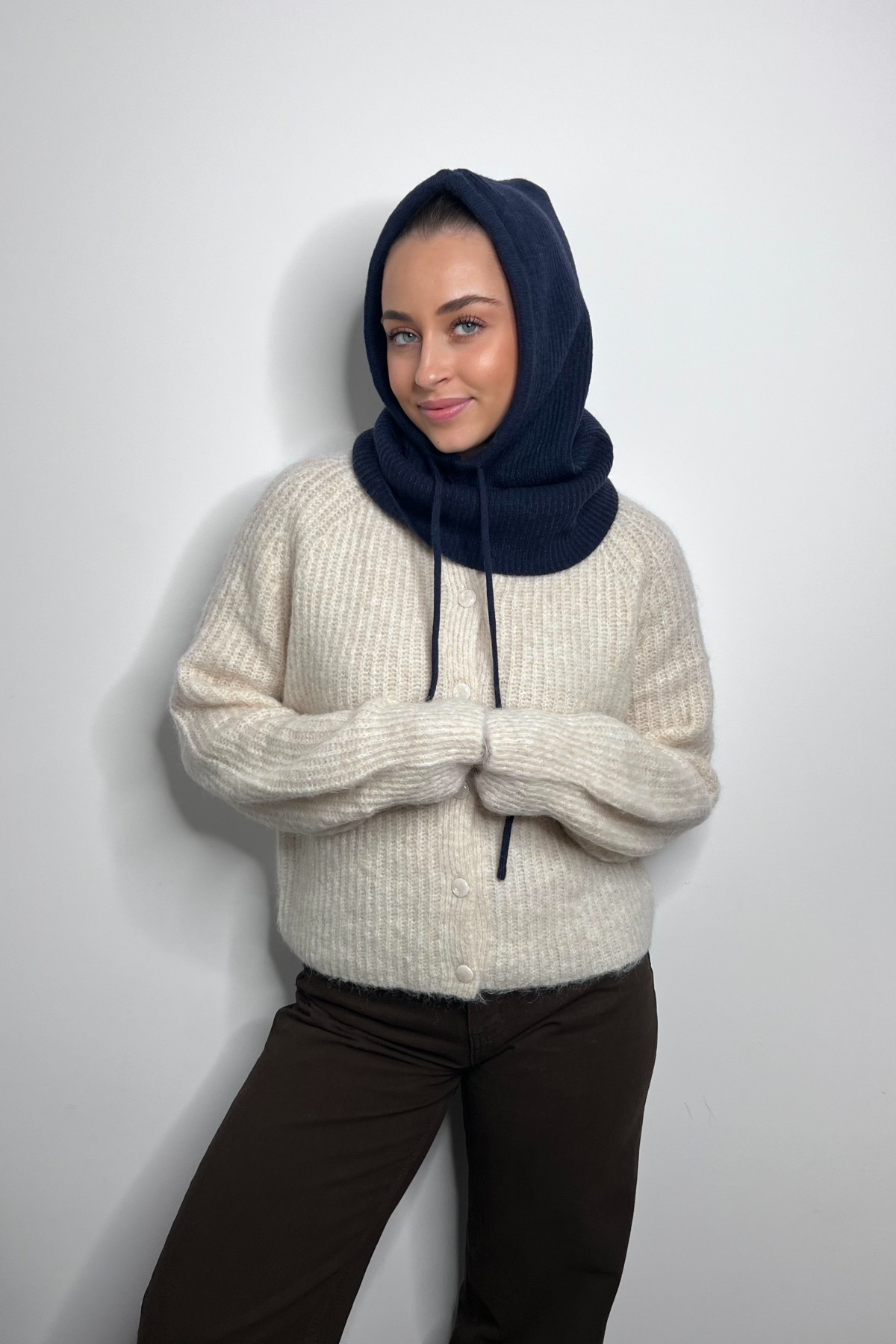 cagoule femme bleu marine 