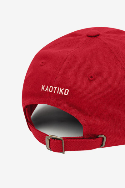 Casquette Coffee Culture Rouge Accessoires Kaotiko