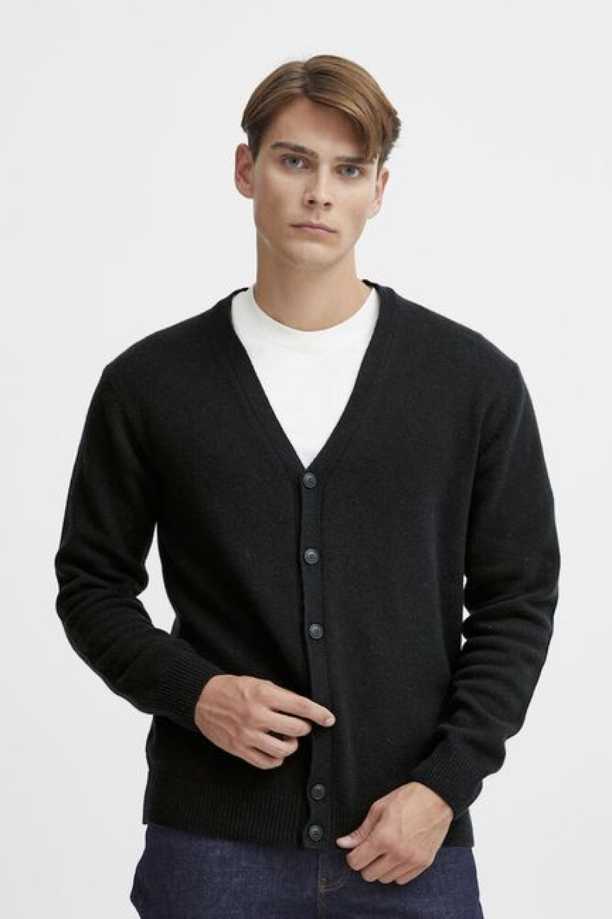 casual friday gilet karl bleu marin