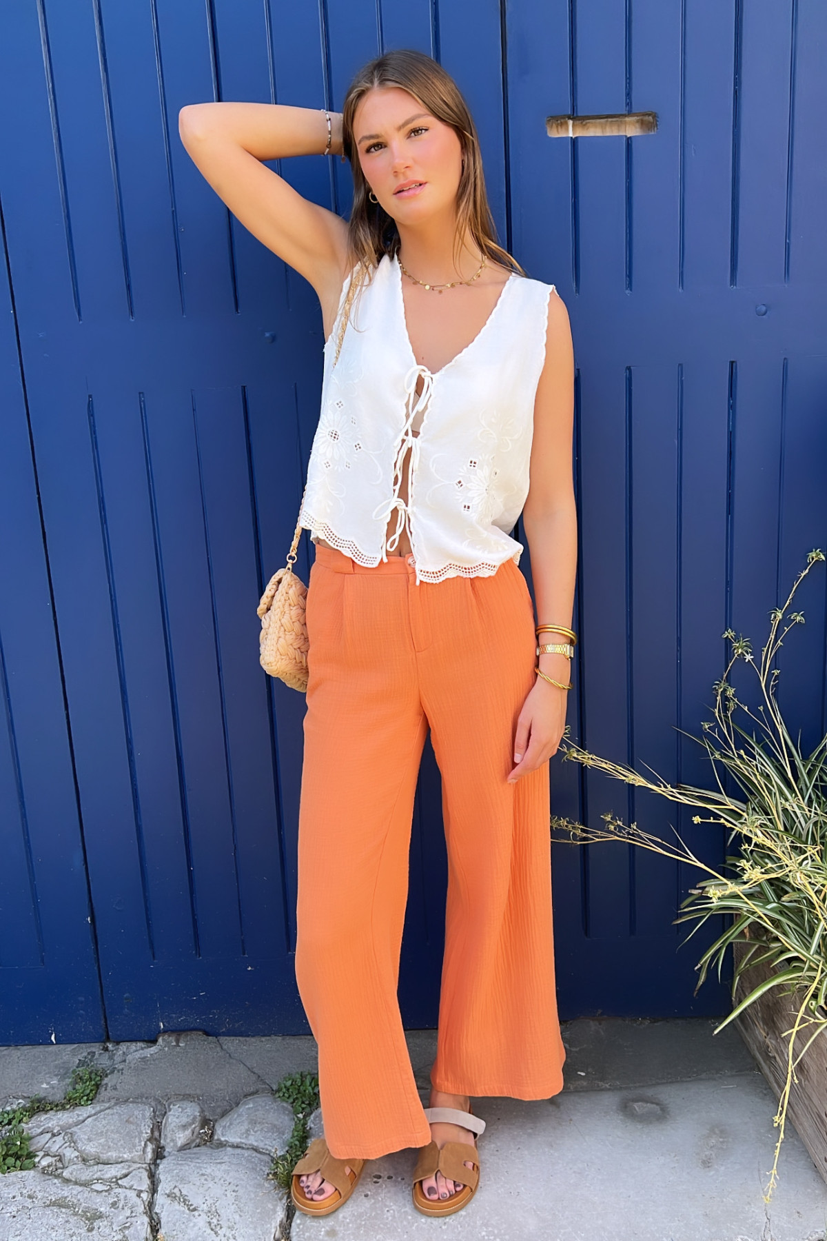 THE KORNER PANTALON ORANGE 48038 E24 (2)
