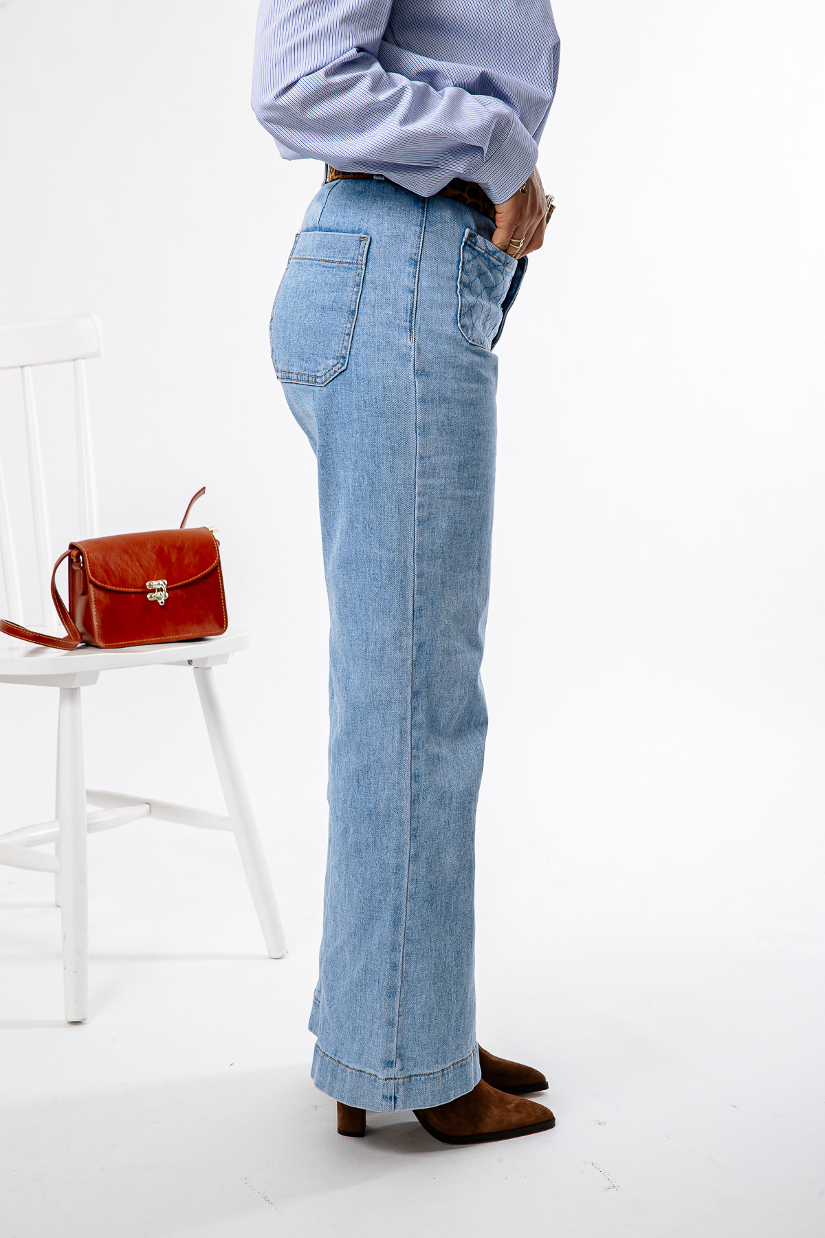 pantalon oraije jd 517 H louise jean flare denim clair (3)