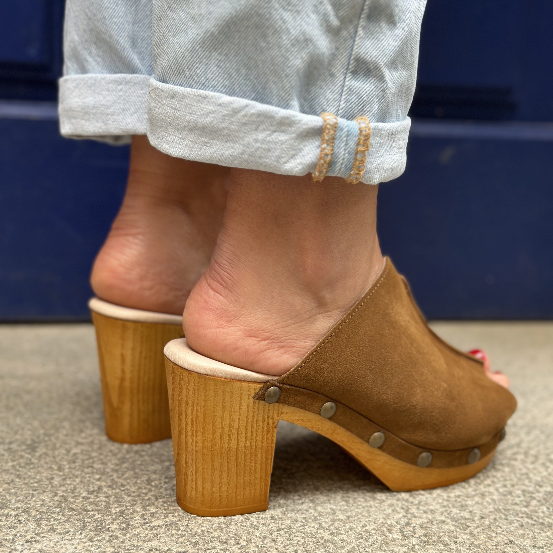 les sabots de caro mules bilbao nubuck  (2)