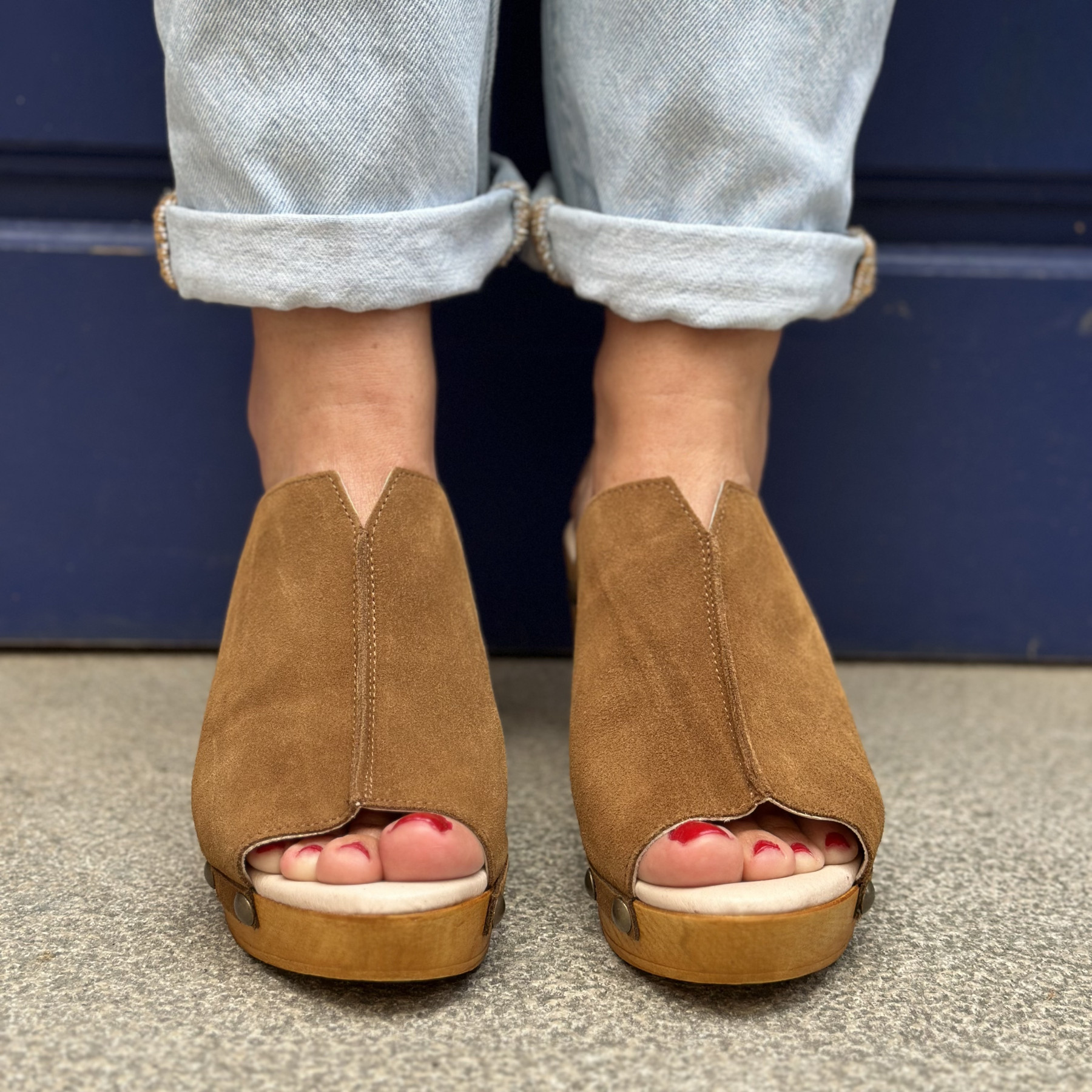 les sabots de caro mules bilbao nubuck  (3)