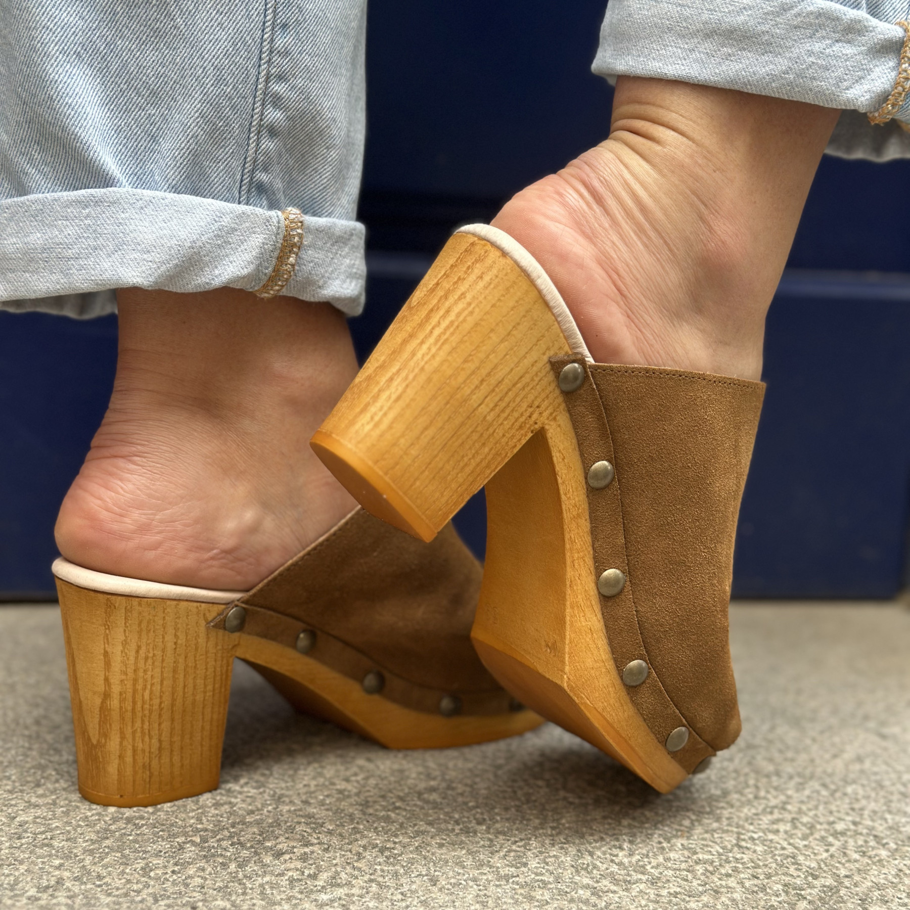 les sabots de caro mules bilbao nubuck  (5)