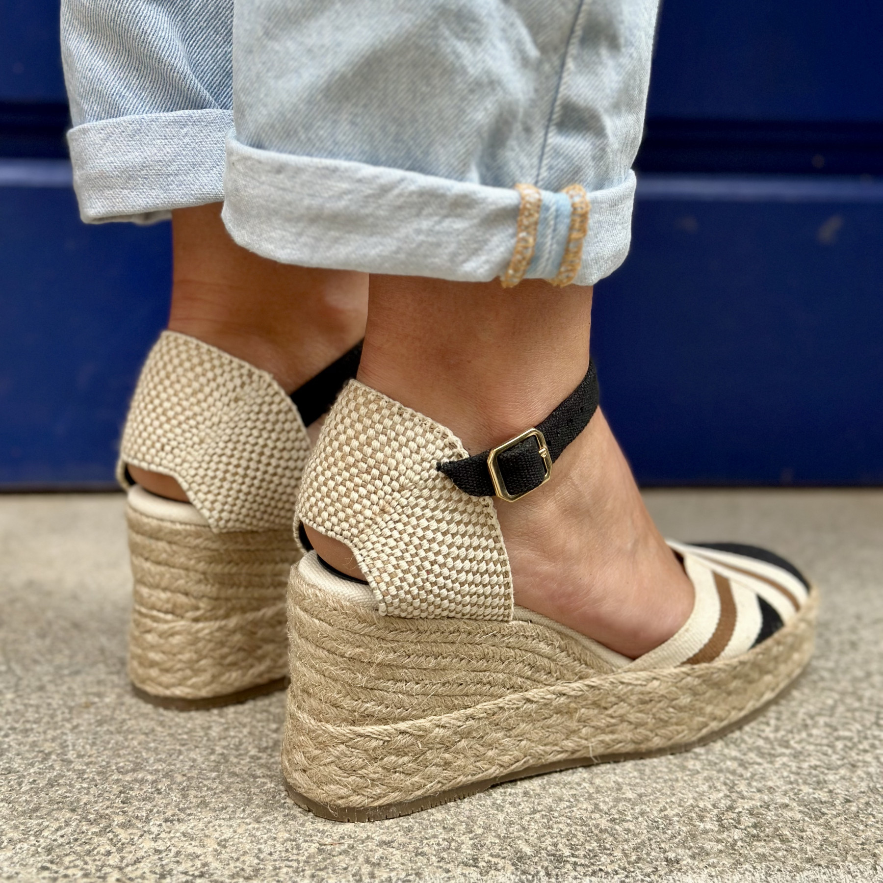 Palomitas sandales espadrilles à talons compensé (3)