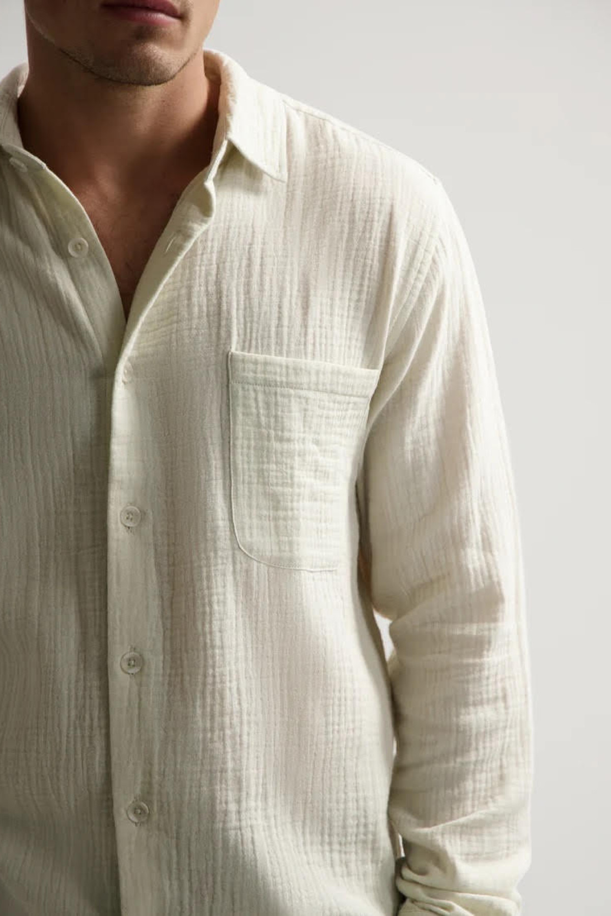 dstrezzed chermise axton mousseline de coton beige (4)