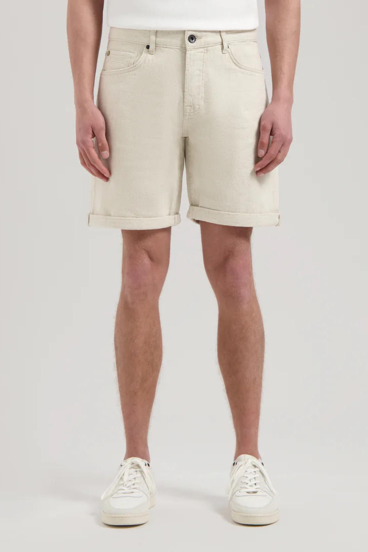 dstrezzed short en jean beige (1)