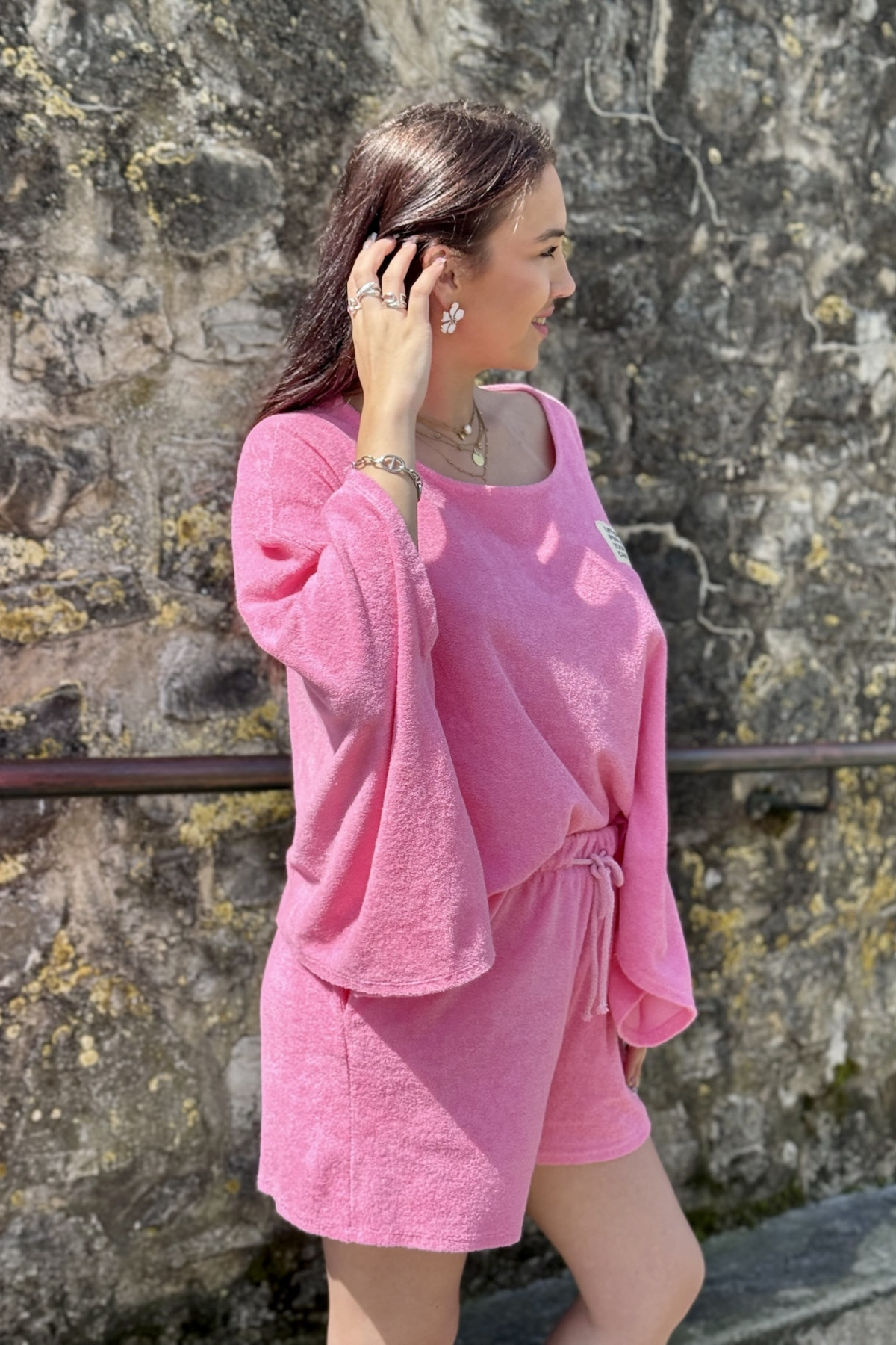 ENSEMBLE EN EPONGE ROSE  (3)