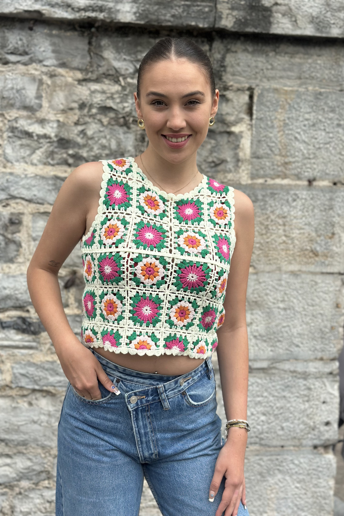 Top en crochet coloré lili dressing d27 (1)