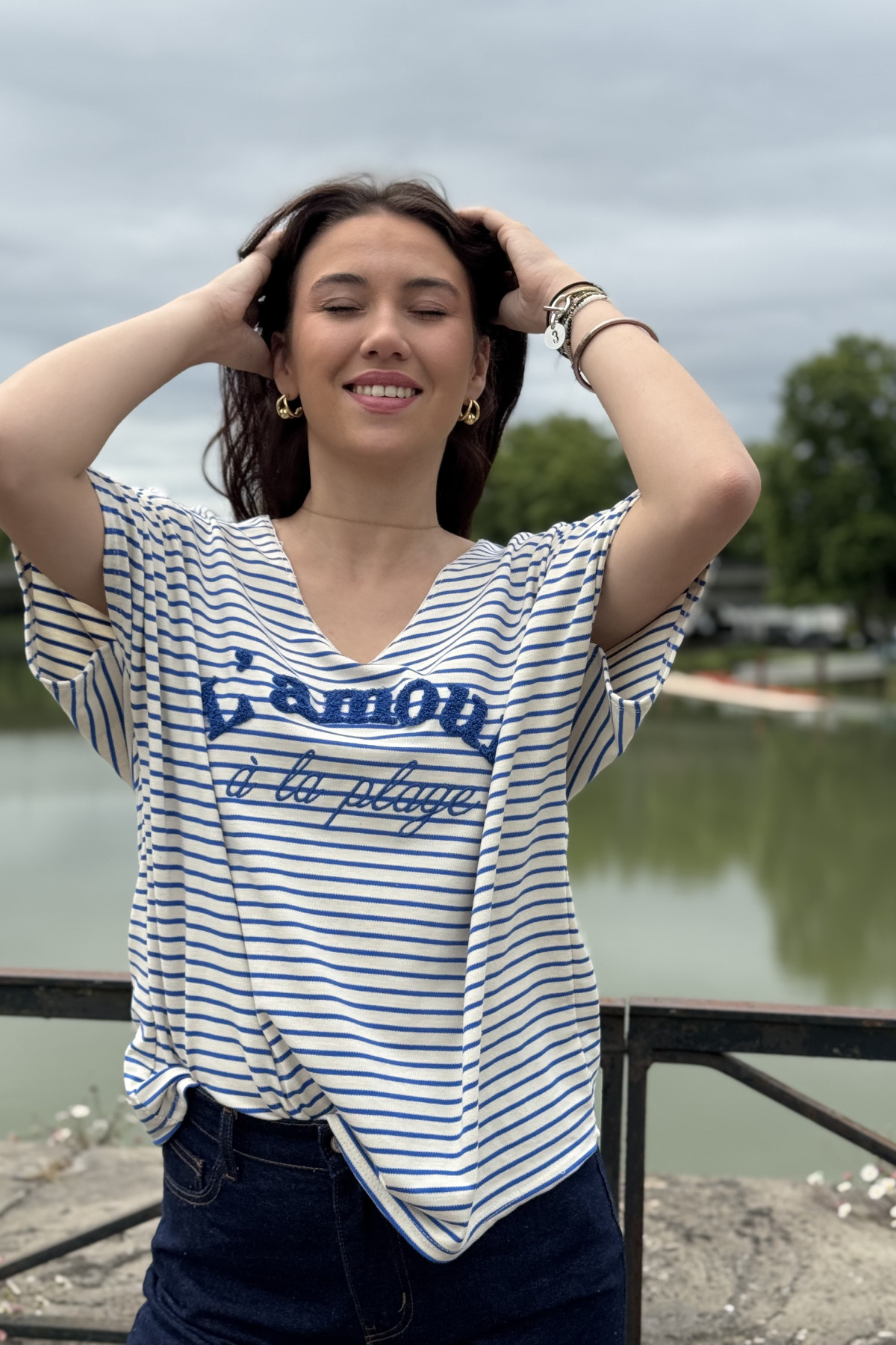 TOP RAYE ECRITURE AMOUR LA PLAGEBLEU ROI  7411 (3)