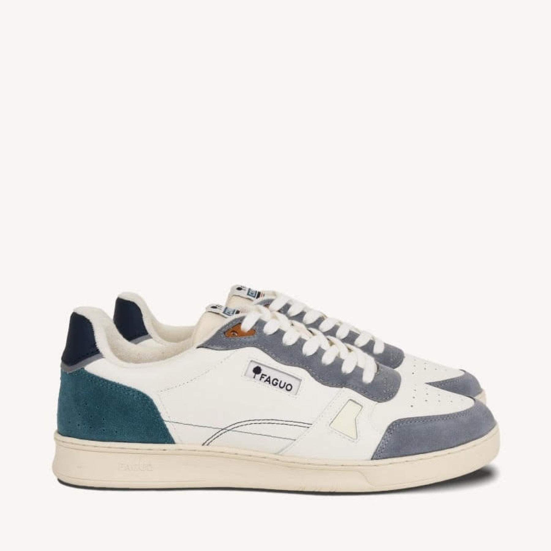 faguo basket commute beige et vert clair (1)