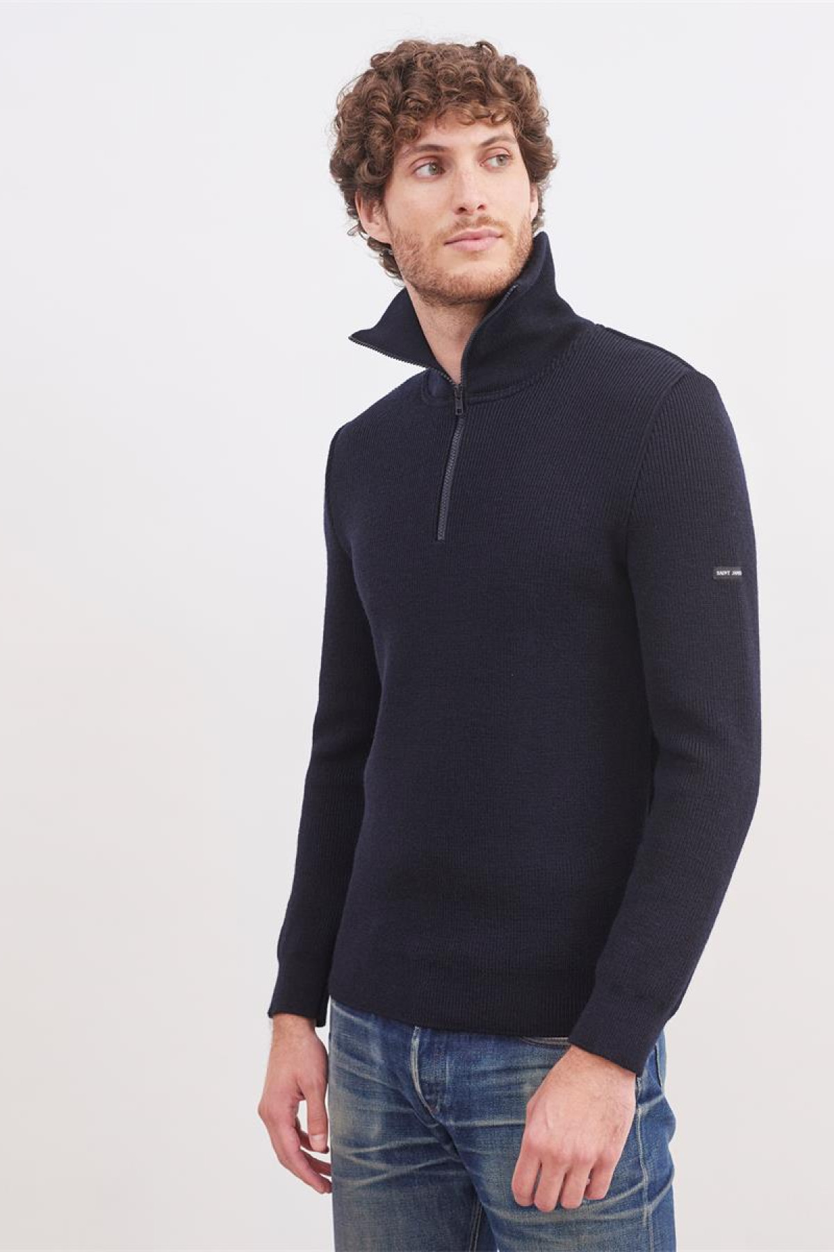saint james pull cotentin bleu (1)