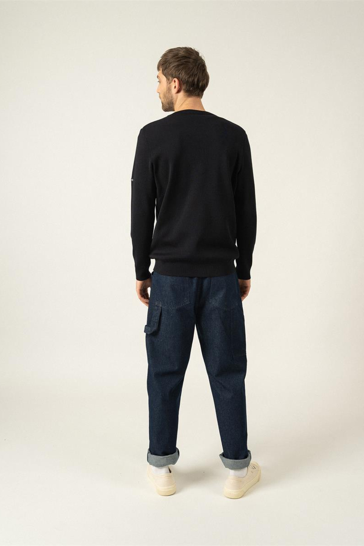 saint james pull cuirasse bleu (3)