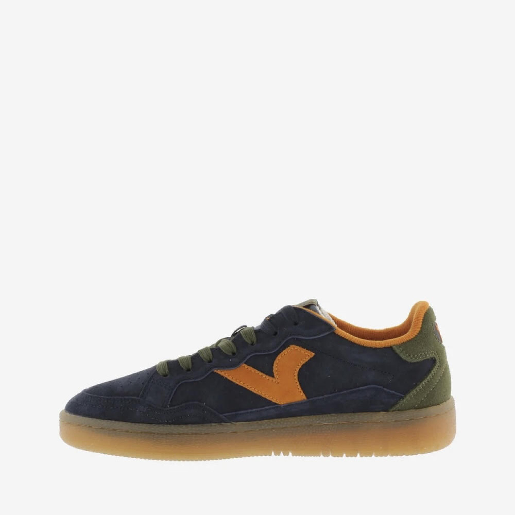 Victoria basket smash bleu marine 6111 avec lacets kaki (2)