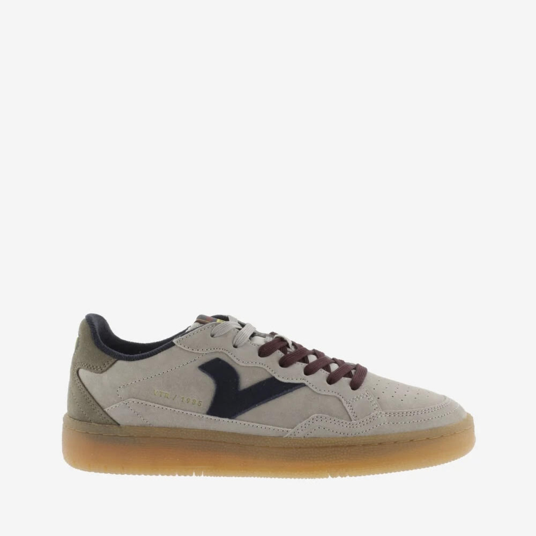 Victoria basket smash beige 6111 avec lacets bordeaux (1)