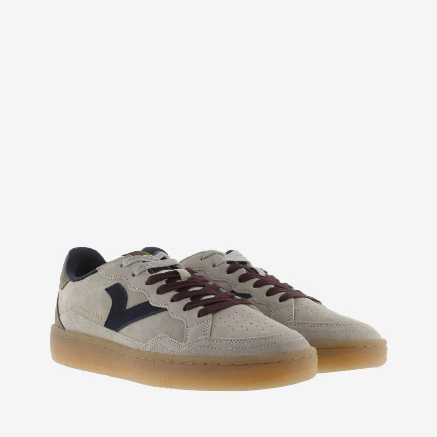 Victoria basket smash beige 6111 avec lacets bordeaux (3)