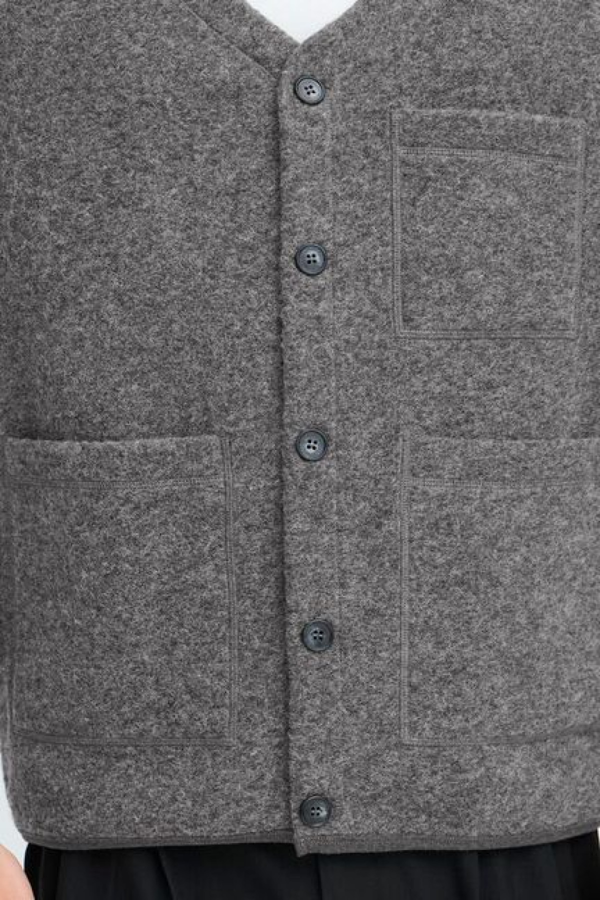 casual friday gilet sans manches raf gris (4)