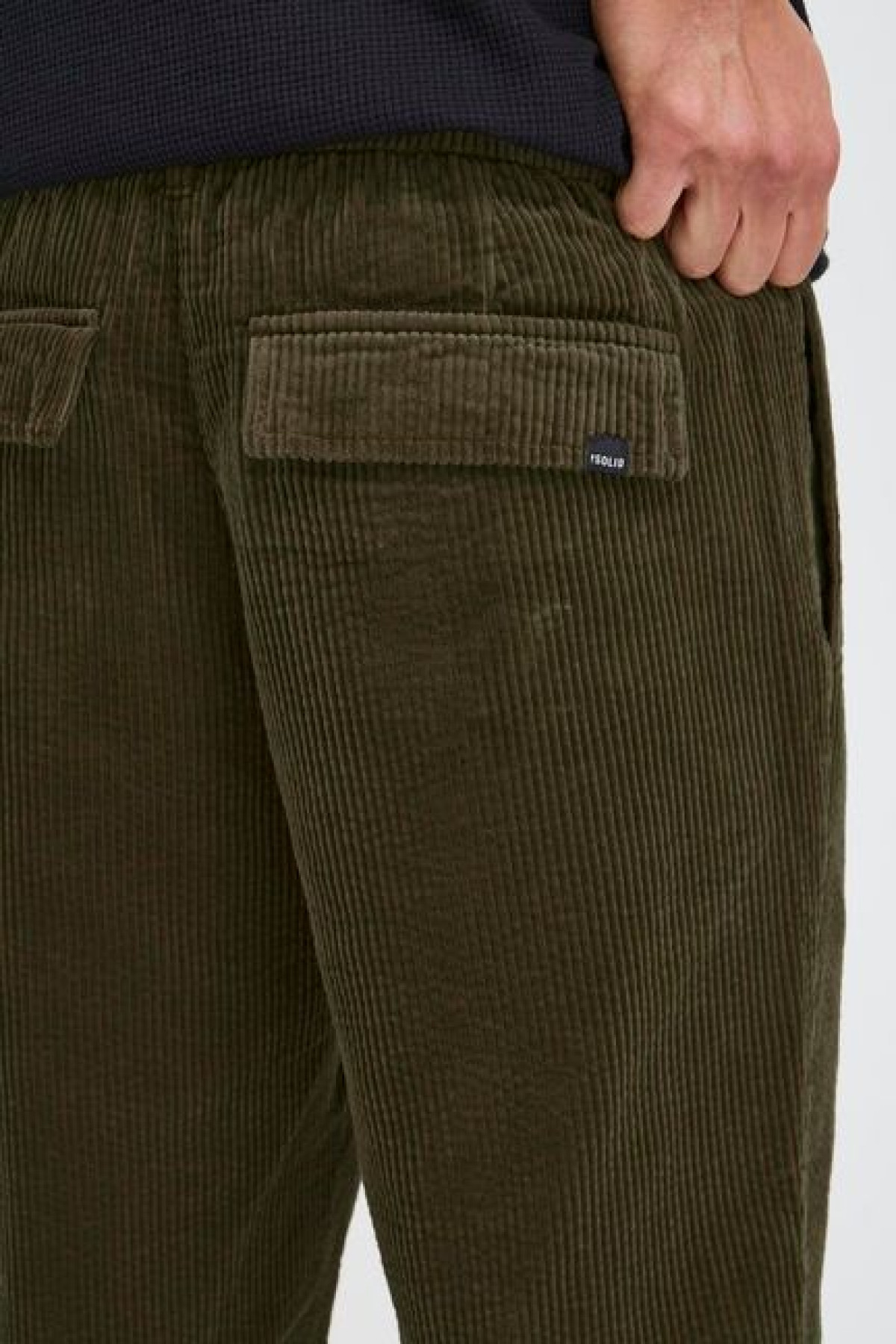 solid pantalon alann kaki (4)