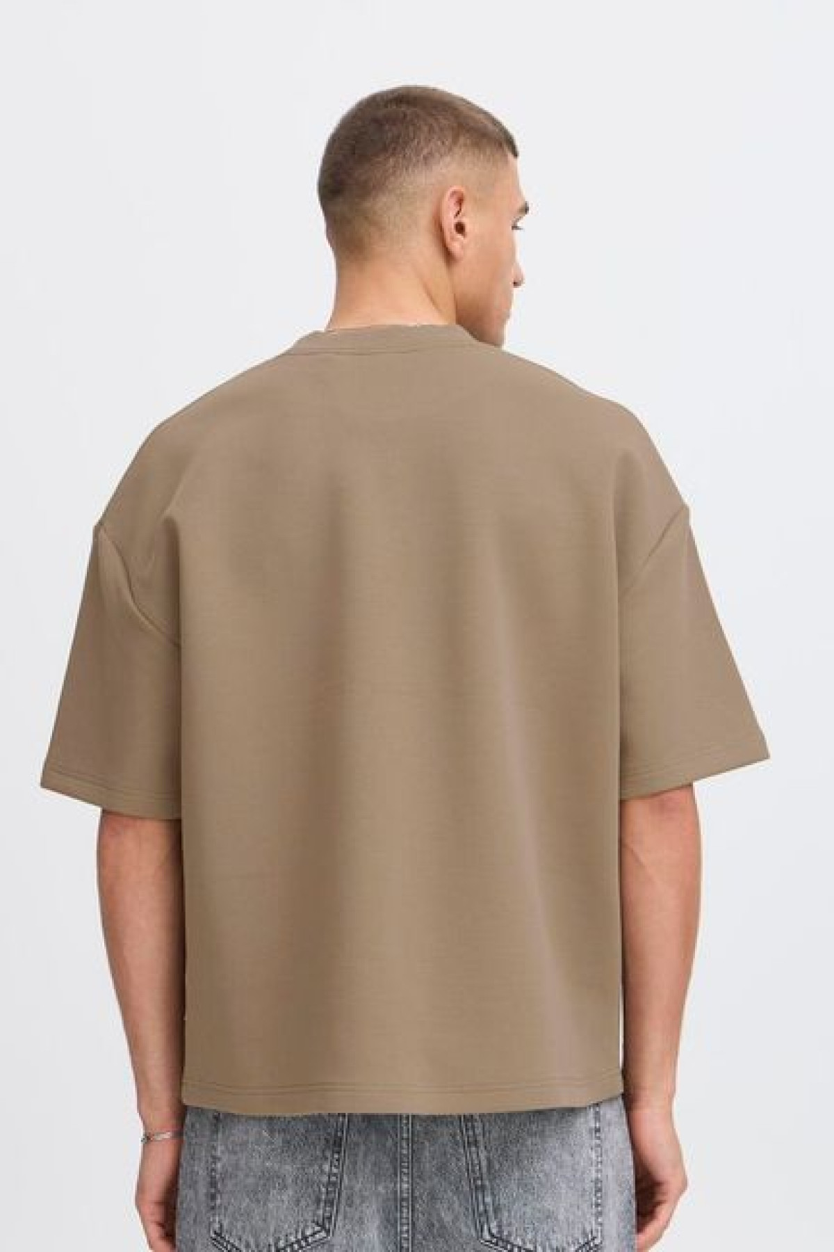 solid t-shirt roland marron (3)