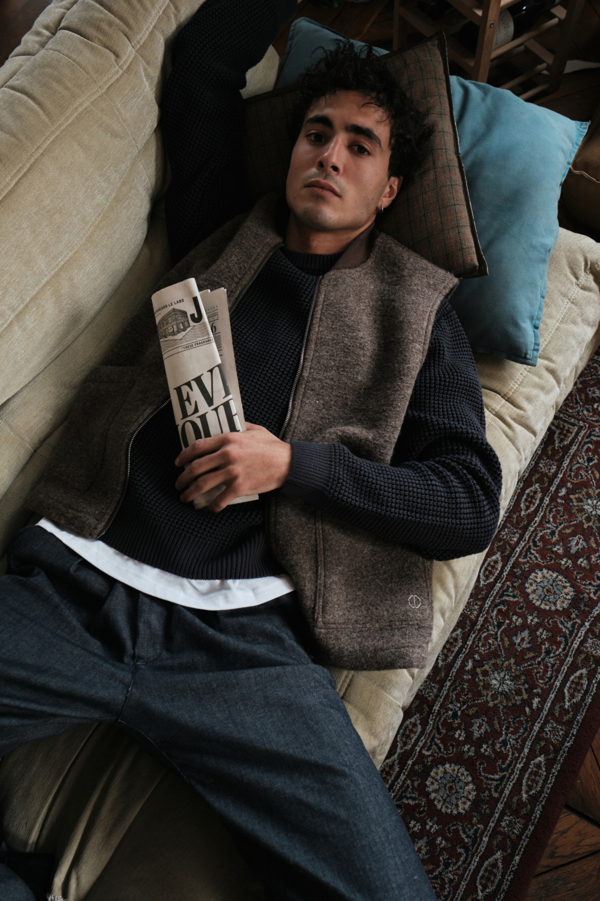 gilet sans manches dstrezzed nils marron (5)
