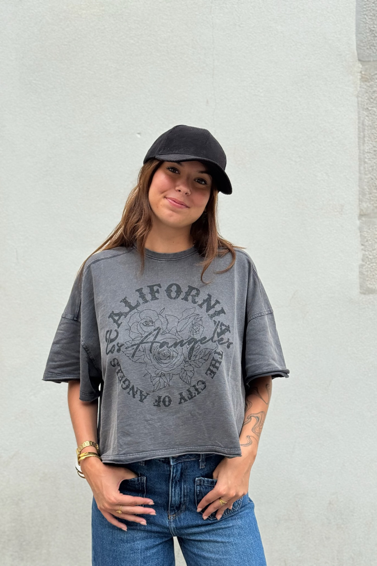 tee-shirt oversize au style vintage ICHI nirilo 4628 (3)