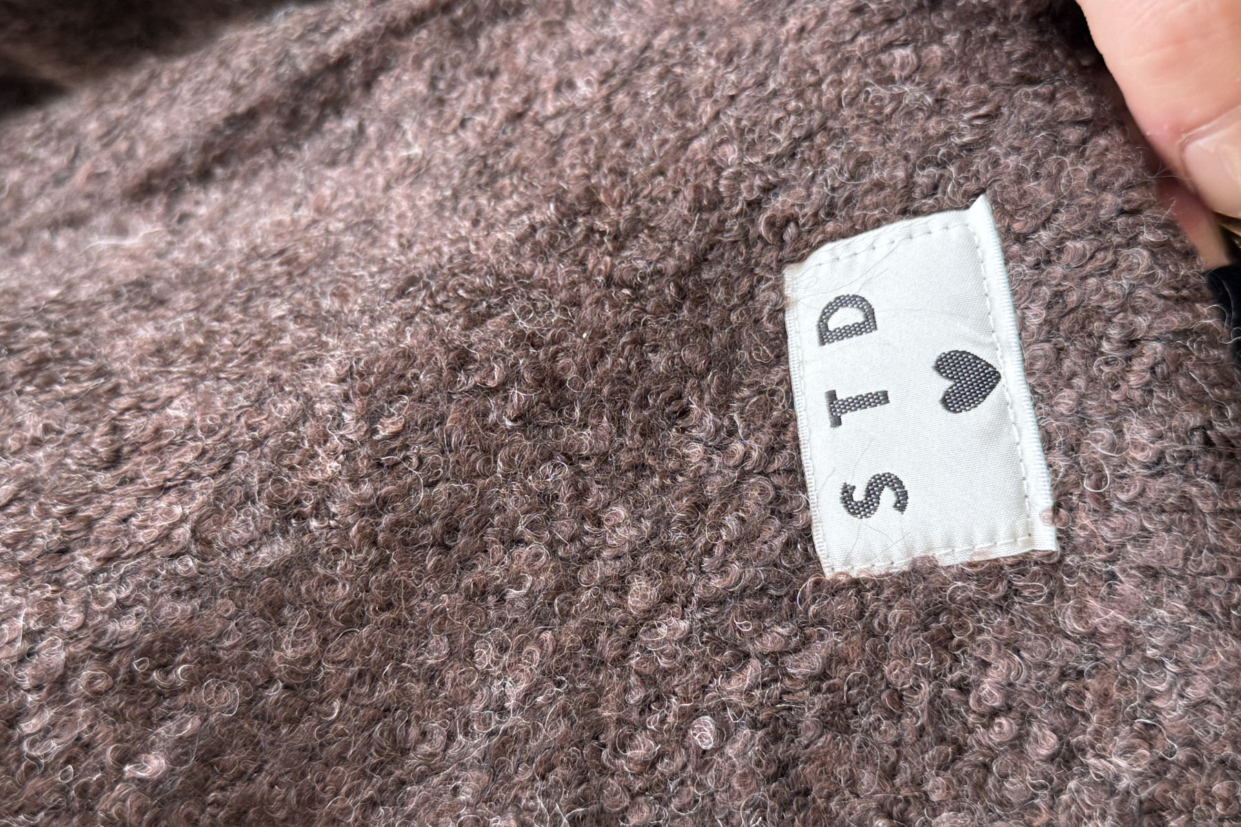 Pull ICHI chocolat oversize melotonné blarissa (5)