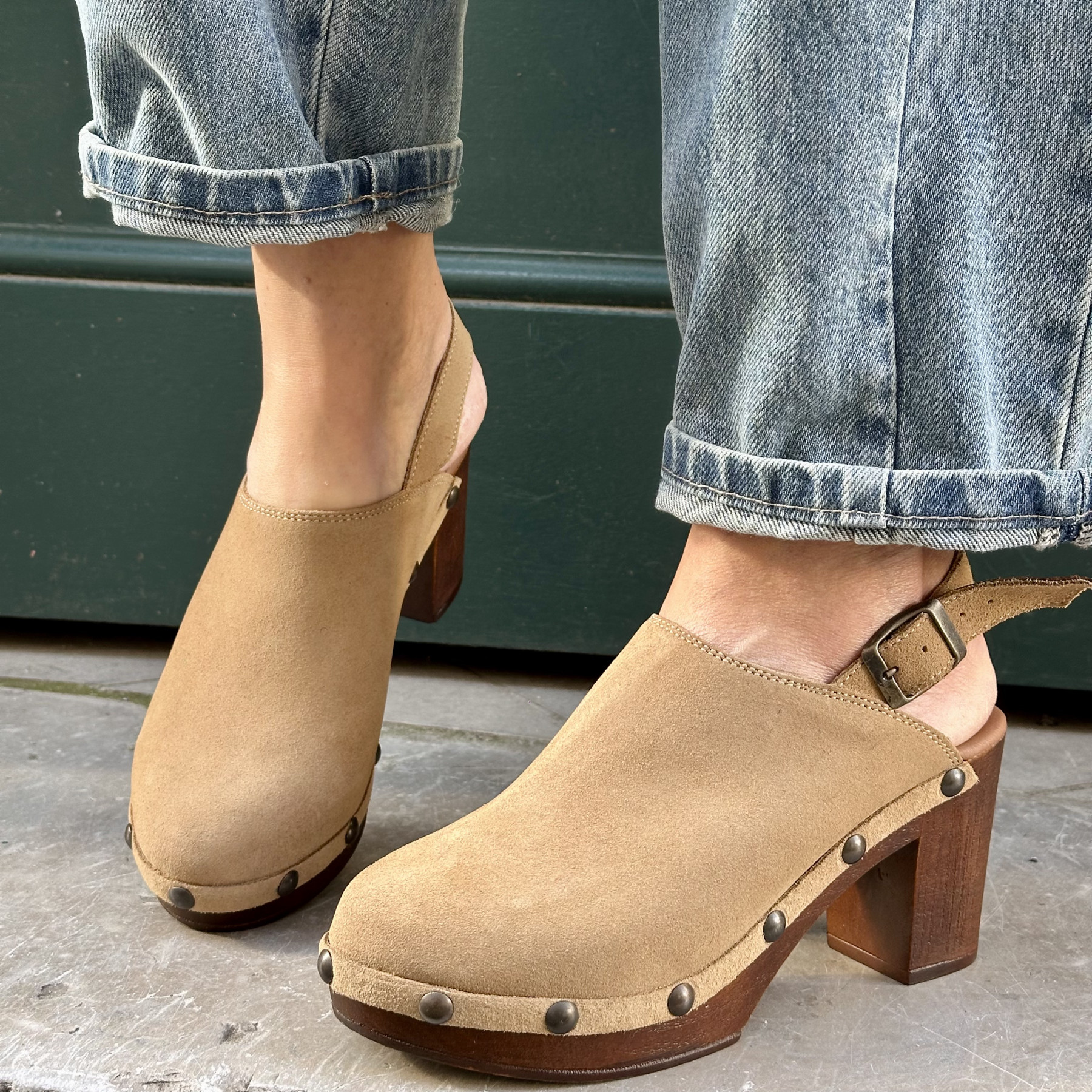 les sabots de caro ilona piel arena beige  (3)
