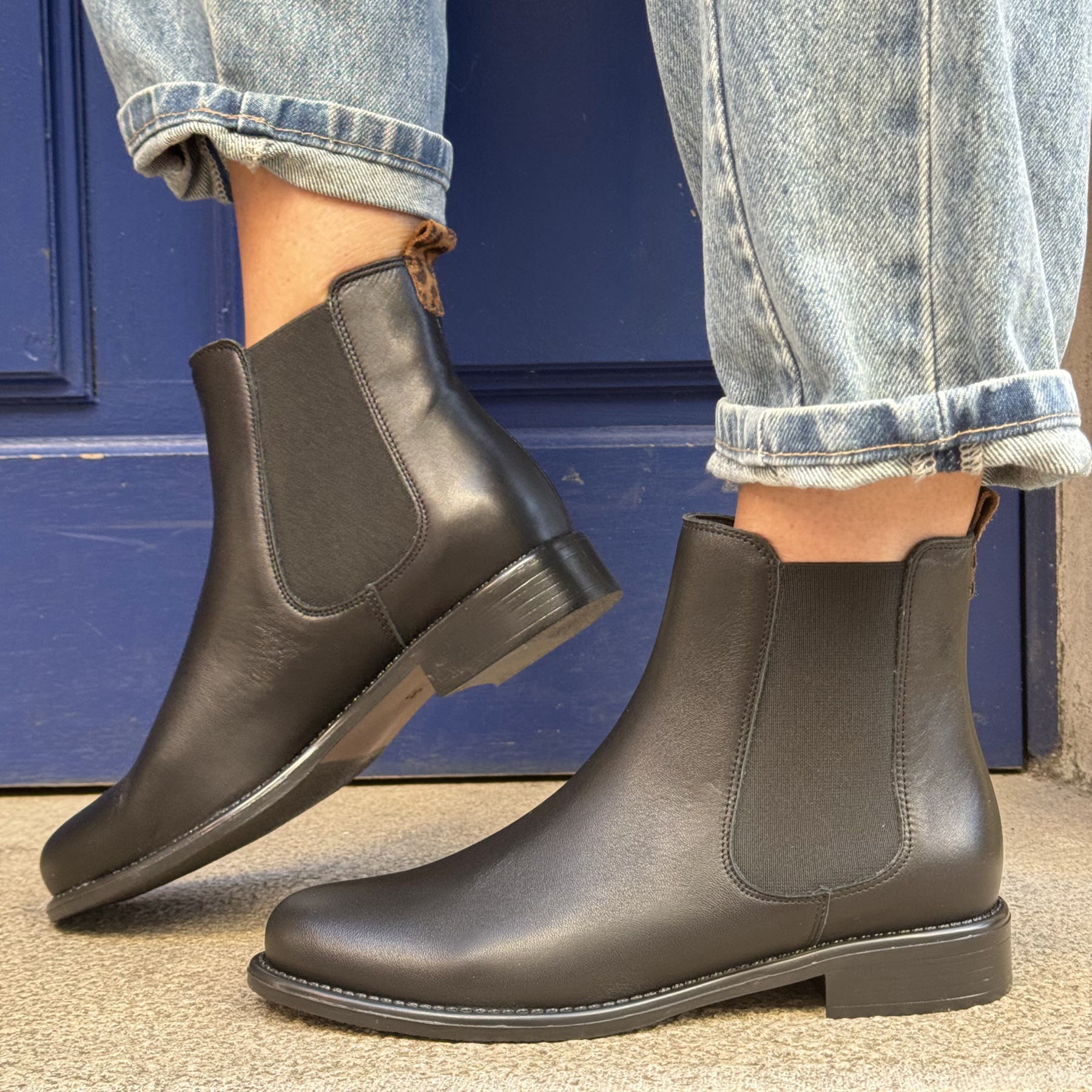 bottine we do noir cuir 99959 (1)