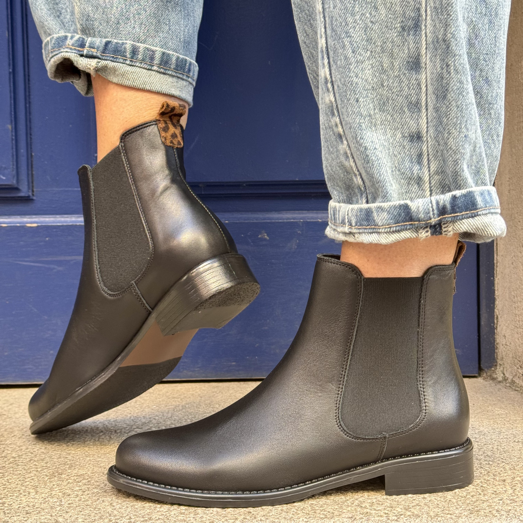 bottine we do noir cuir 99959 (3)
