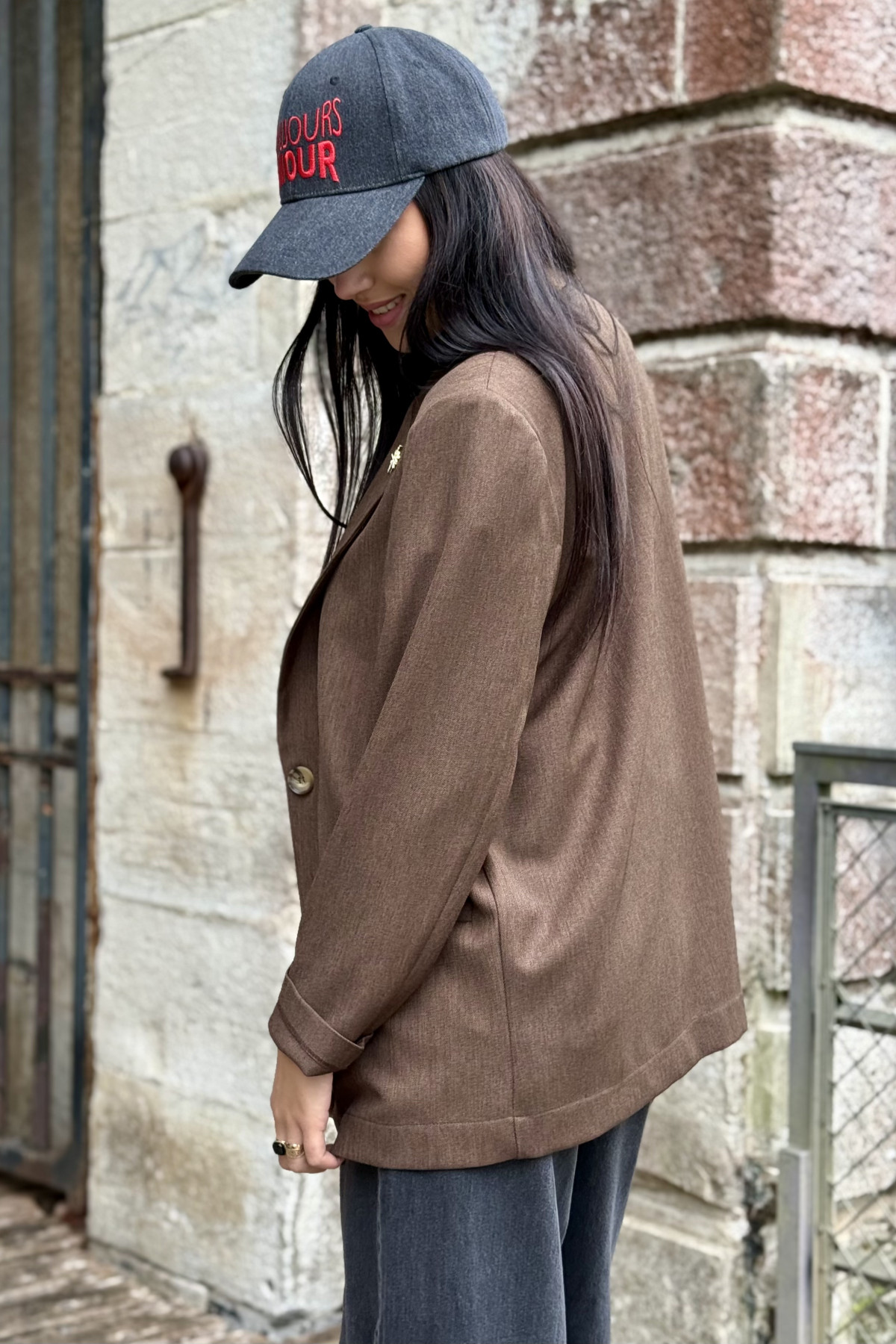 veste blazer chocolat etoile scarlett roos (4)